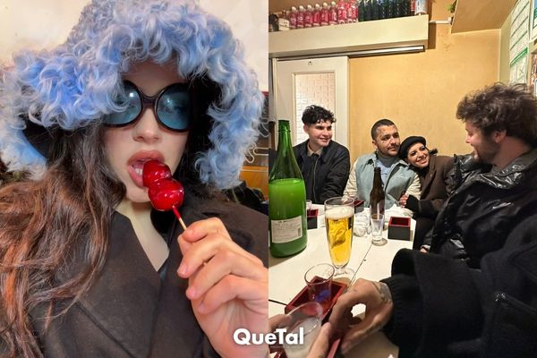 Christian Nodal pasó Año Nuevo con Rosalía y Rauw Alejandro en Tokio